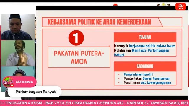 ?[LIVE] KELAS BONGKAU A SPM SEJARAH 2021 - TINGKATAN 4 KSSM - BAB 7.5 OLEH CIKGU RAMA CHENDRA #12 смотреть онлайн