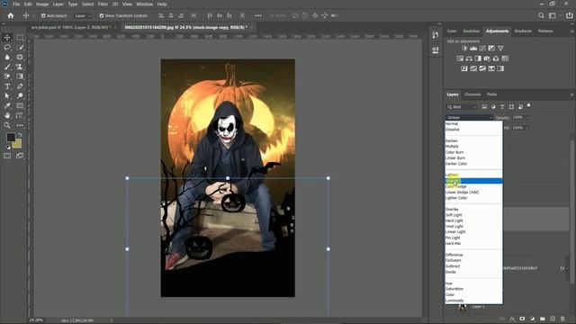 Halloween Photo Manipulation In Photoshop cc | HAPPY HALLOWEEN смотреть онлайн