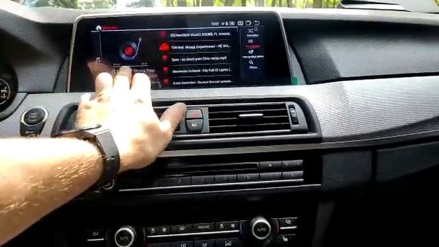 Монитор BMW 5 серии F10/F11 (2010-2016) NBT на Android смотреть онлайн