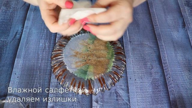 ОБРАТНЫЙ ДЕКУПАЖ ТАРЕЛКИ. DIY ПАСХАЛЬНЫЙ ДЕКОР.