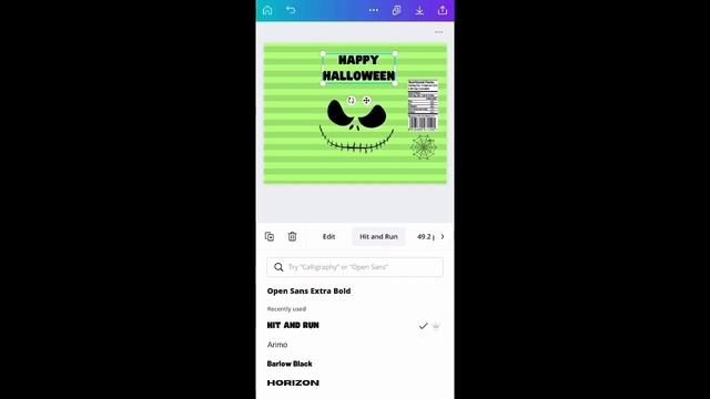 HOW TO MAKE CUSTOM CHIP IN CANVA ON YOUR PHONE: DIY HALLOWEEN THEME IN CANVA смотреть онлайн