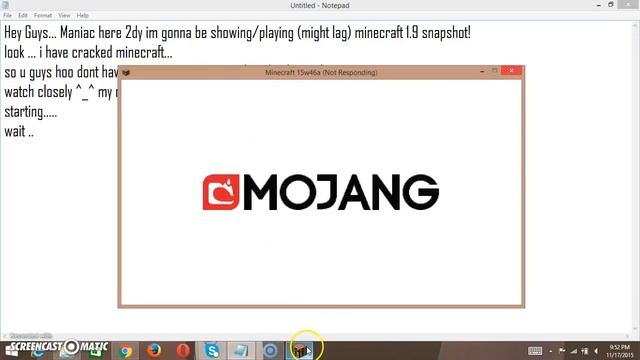 How to get/play Minecraft 1.9 ( snapshot ) in cracked Minecraft! смотреть онлайн
