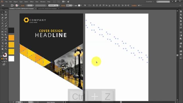 Illustrator CC Tutorial | Graphic Design | Brochure Design смотреть онлайн