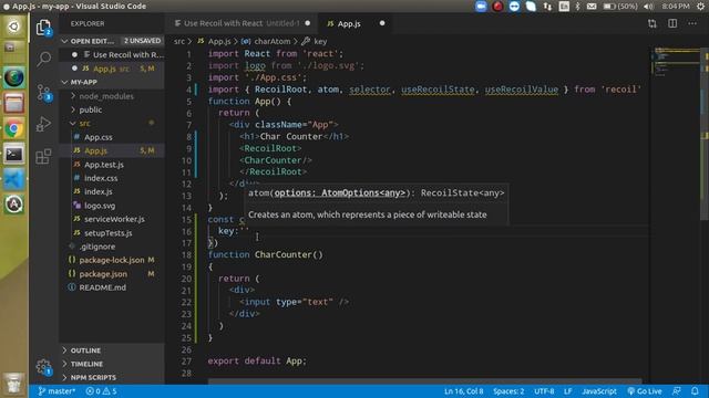 react recoil tutorial | state management library | alternative of redux смотреть онлайн