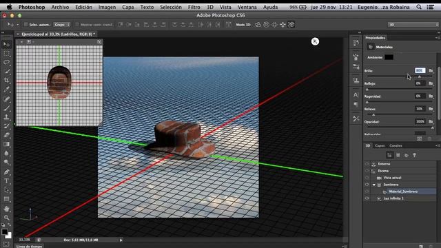 Curso Online Photoshop CS6 Principiantes - Imágenes 3D - 10/11 смотреть онлайн