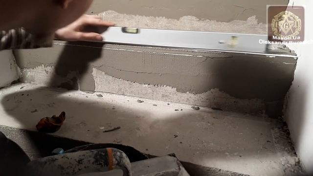 Как сделать ровные ступени на бетонной лестницы Наливной пол на лестнице своими руками смотреть онлайн