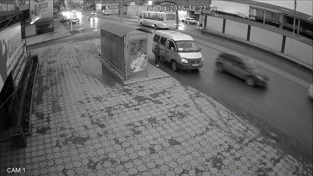 Уличная HDCVI камера DH-HAC-HFW2220RP-Z, 2 Mpx, 25 к.с., Цифромания, Ингушетия, Вечер ЧБ смотреть онлайн