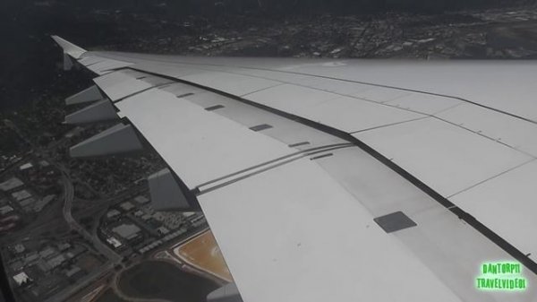 Lufthansa A380 Breathtaking Approach, Landing & Taxi in San Francisco! [Golden Gate and City Views]