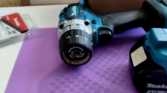 Шуруповерт Макита DDF481, сломал винт при сверлении льда. Посылка с интернет магазина Макита Ланд. смотреть онлайн