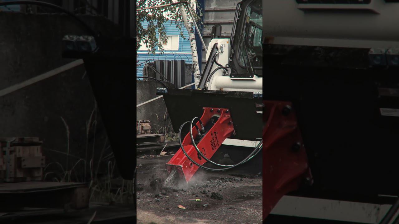 Хана асфальту! #спецтехника #минипогрузчик #гидрорыхлитель #демонтаж #экскаватор #heavyequipment смотреть онлайн