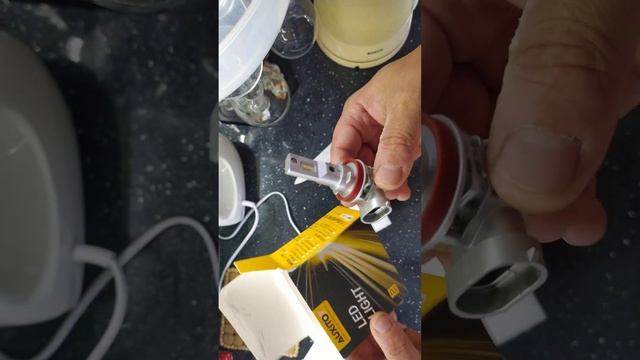 лампы Led  H11 из Китая на Nissan X-TRAL  т31