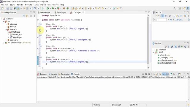 14. Java Básico: Interface смотреть онлайн