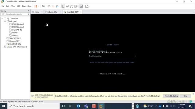 How to install CentOS 8 in VMware Workstation 16 Pro смотреть онлайн