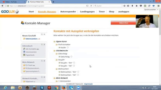Kontakt Management System für Network Marketing смотреть онлайн