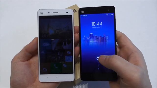 Xiaomi Mi4 BLACK vs. WHITE [COMPARISON] Overall Design & Colours, Theme Test смотреть онлайн