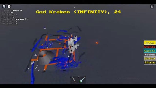 Roblox MEGA Boss Survival God of Kraken смотреть онлайн