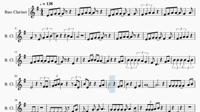 Bass Clarinet Sheet Music: How to play Part of Your World (The Little Mermaid) by Jodi Benson смотреть онлайн