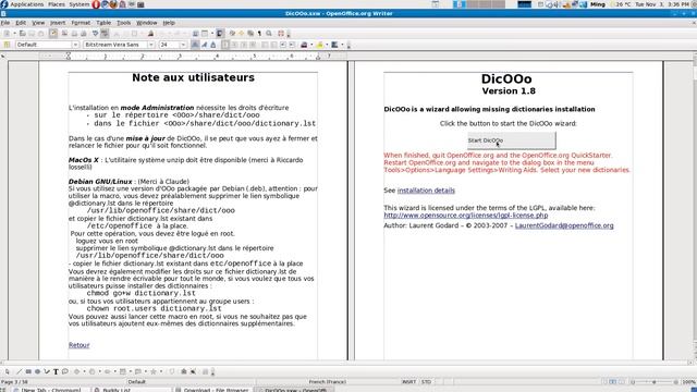 Change Spell checking Dictionary in Openoffice смотреть онлайн