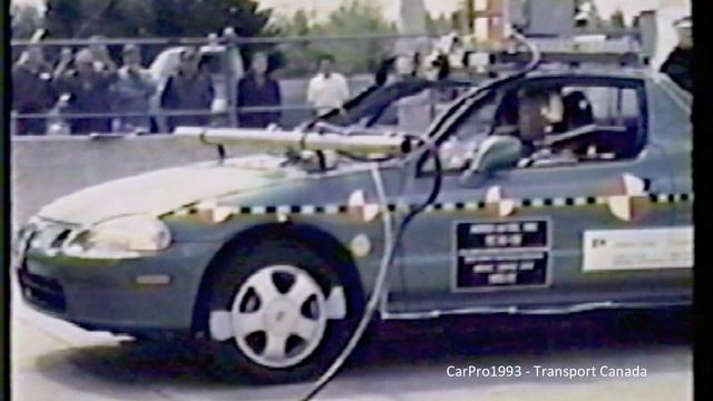 1993 Honda Del Sol CMVSS 301 Full-Overlap Rear Crash Test (Combined Frontal & Rear Crash Test) смотреть онлайн