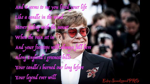 Elton John - Candle in the Wind (Lyrics) смотреть онлайн