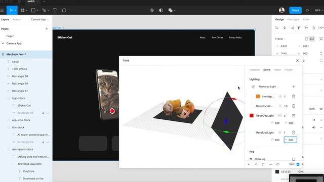 How to Import , lit and use 3D models in Figma - Using Third Time-lapse. смотреть онлайн