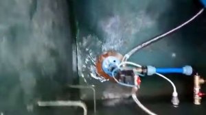 Устранение течи в металлическом кессоне