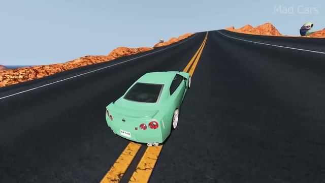 Epic Deadly Jumping Cars Over Horrible Zombies - Beamng Drive | Mad Cars смотреть онлайн
