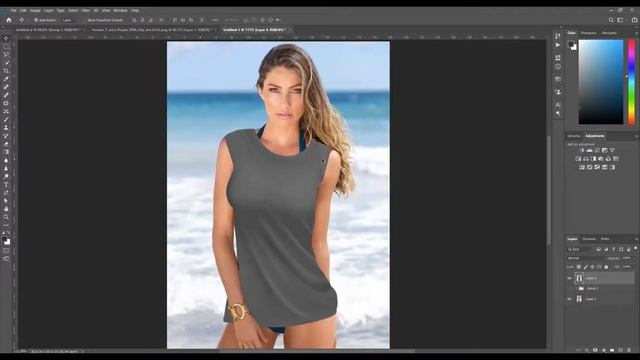 How To Remove Clothes With Photoshop cc | #part_12 | Surprise With Photoshop смотреть онлайн