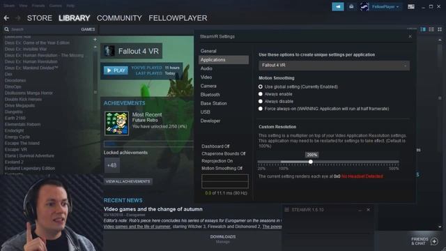Fallout 4 VR (BLUR FIX WITH ONE SIMPLE METHOD) смотреть онлайн