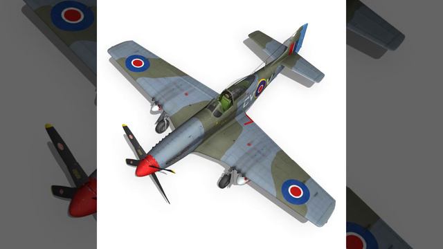 3D Model of North American P-51K Mustang MK.IV - Anita - RAAF Review смотреть онлайн
