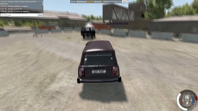 Мультиплеер В БИМКЕ | Дерби ВТРОЕМ - BeamMP