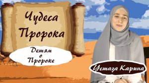 ЧУДЕСА ПРОРОКА  - О ПРОРОКЕ МУХАММАДЕ ДЛЯ ДЕТЕЙ - устаза Карина