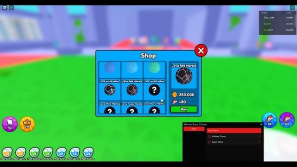 Roblox Marble Race Clicker Script - Infinite Coins | Auto Click