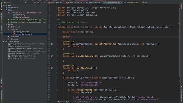Android для начинающих. Урок 14: RecyclerView (часть 2). Практика. смотреть онлайн
