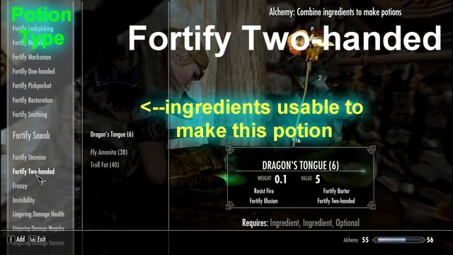 Skyrim Potion Recipes смотреть онлайн