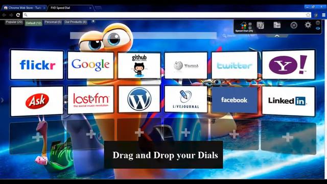 Turbo Animation Movie Chrome Theme and Wallpaper смотреть онлайн