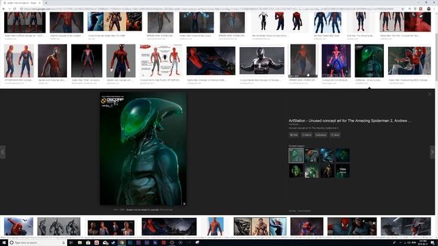 Looking At Spider-Man CONCEPT ART смотреть онлайн