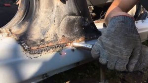 Переварка порога Ваз-2111