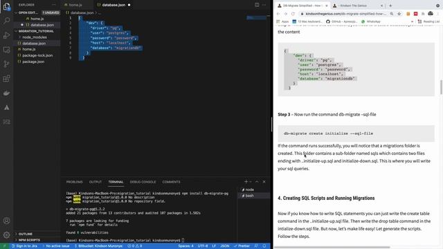 Database Migration Simplified - Generate PostgreSQL from Nodejs смотреть онлайн