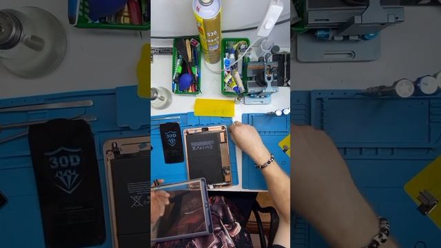 iPad 9,7 2018 сбор разбор замена touch screen AntiDelete смотреть онлайн