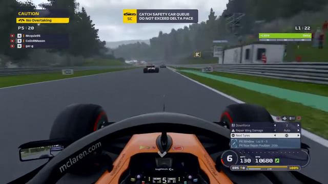 F1 2019 | AOR F6 | S19 | PS4 | R2 - Belgium | Full Race смотреть онлайн