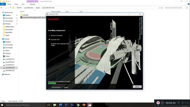 AutoCAD 2010 Installation смотреть онлайн