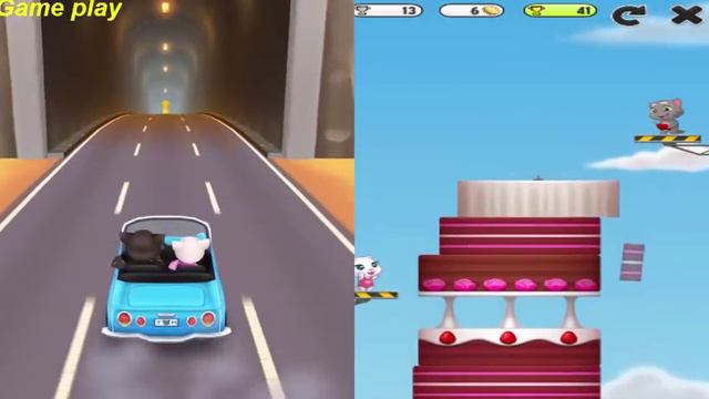 My Talking Tom level 11,12,13 VS level 59 Gameplay смотреть онлайн