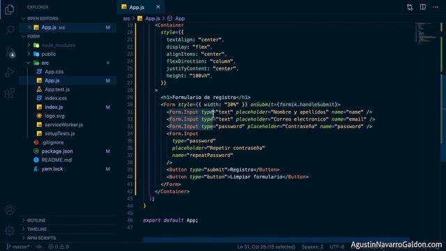 React Form con FORMIK, YUP y SEMANTIC UI ✅ смотреть онлайн