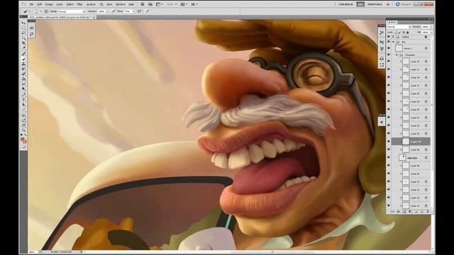 Create a Clueless Racecar Driver Illustration in Photoshop смотреть онлайн