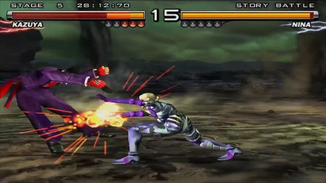 Tekken 5 | Kazuya Story Mode 5 Rounds | Final Stage 1 | PCSX2 | Subaraz14 смотреть онлайн