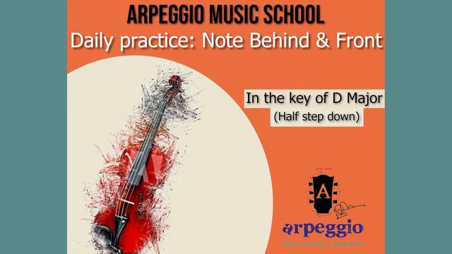Daily violin practice | Play along with the video | D Major scale | Note behind note | смотреть онлайн