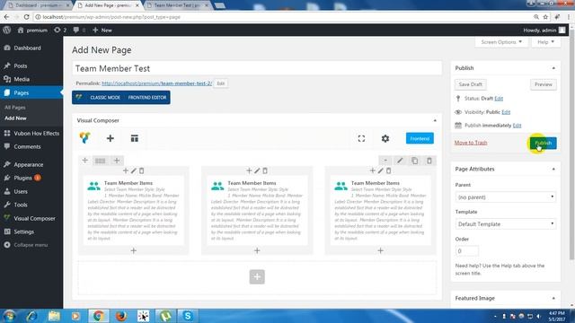Team Member Group For Visual Composer Video Tutorial смотреть онлайн