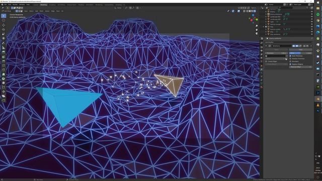 Creating the capsule art for my steam page in blender - time lapse смотреть онлайн