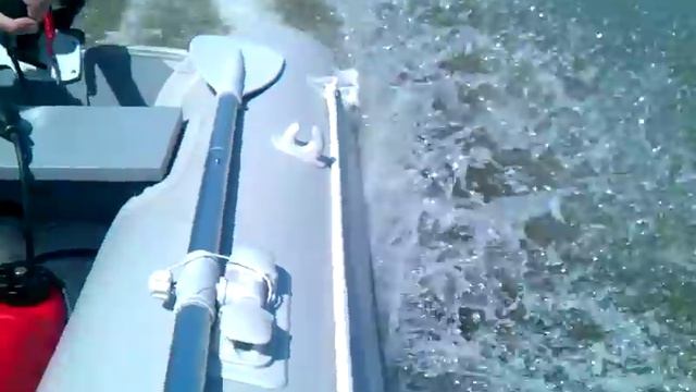 Мотор Hangkai 9.8 испытания на воде 2.. смотреть онлайн